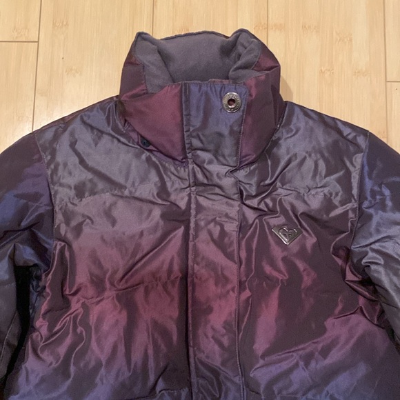 Roxy Purple Gradient Puffer Ski or Snowboard Jacket (kid or adult) - Picture 2 of 11